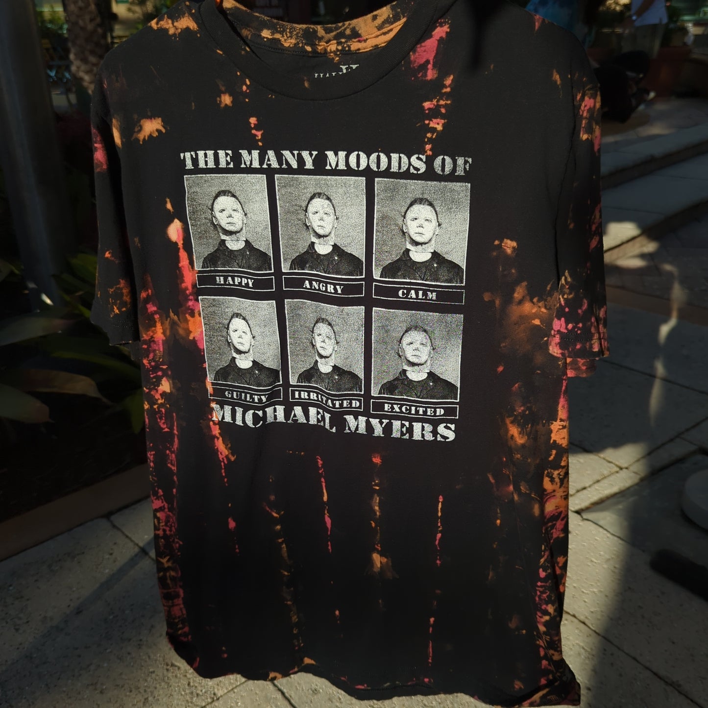 Hand Dyed Art Size Large "Micheal Myers"