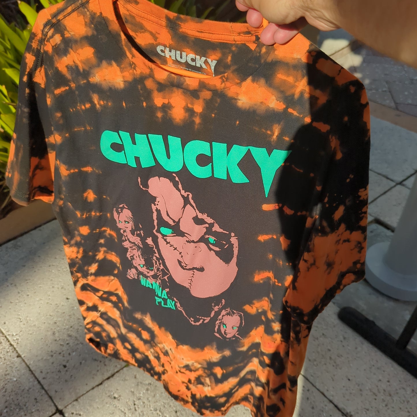 Hand Dyed Art Size Large "Chucky"