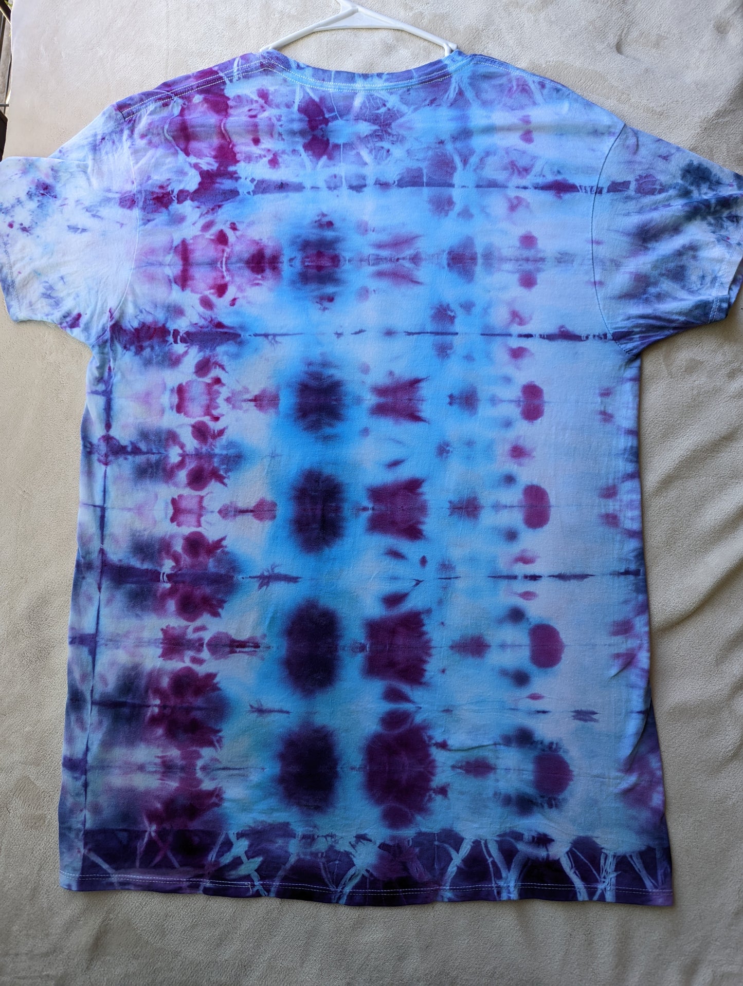 Hand Tie dyed art Size Large "Nebula"