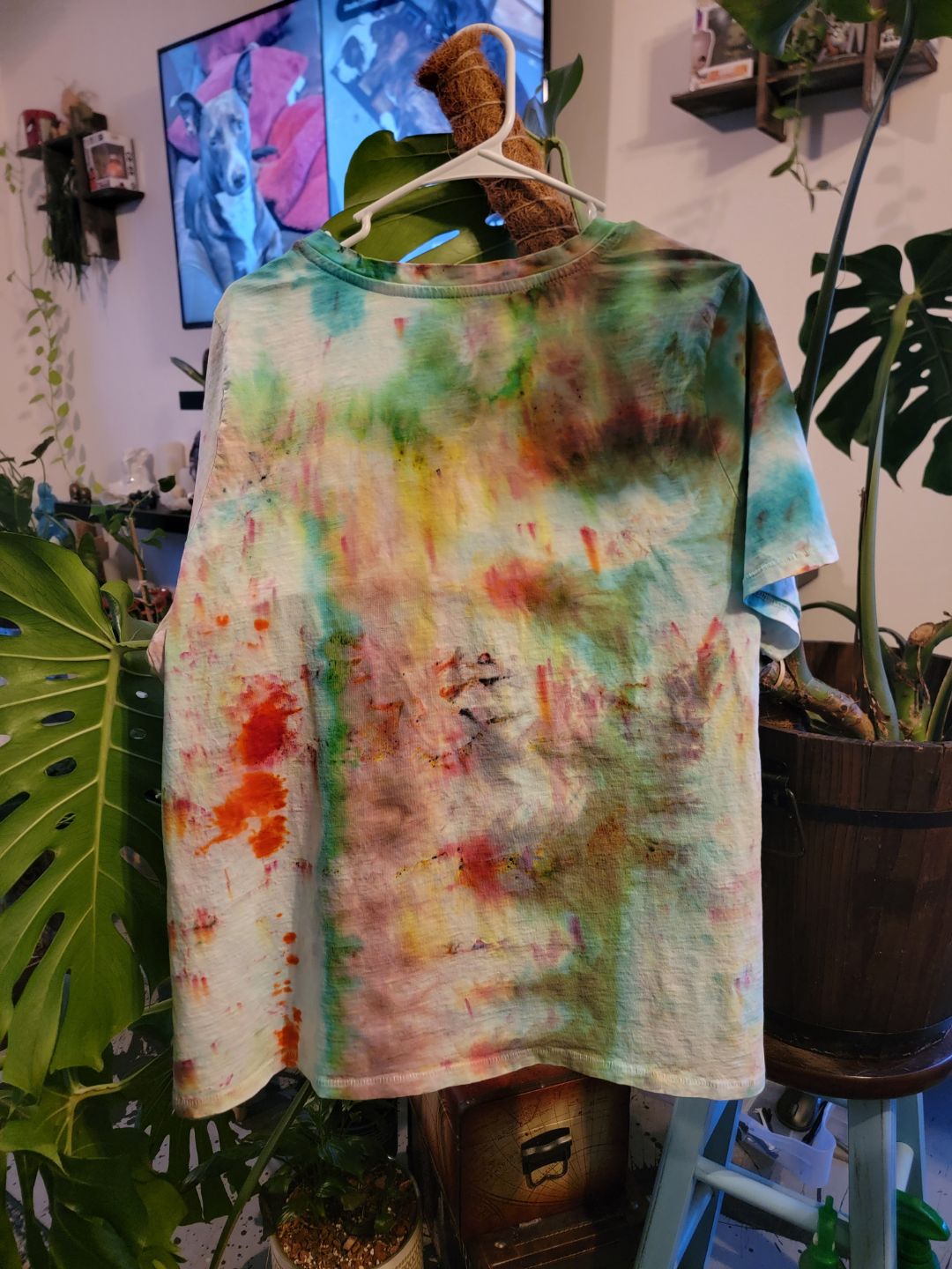 Hand Dyed Art Women's xl "Groots Vision"