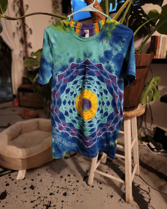 Hand Dyed Art - TShirt Medium Unisex