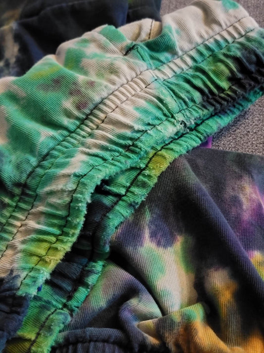 Hand dyed art Nike mens reverse dye size Large