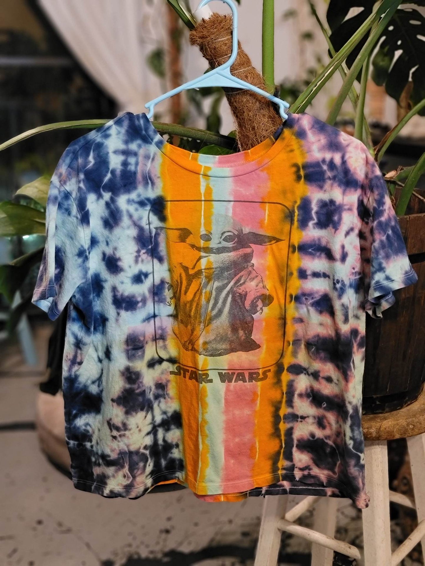 Hand Dyed Art Size 2xl "☄️ Starwars Brand Upcycled"