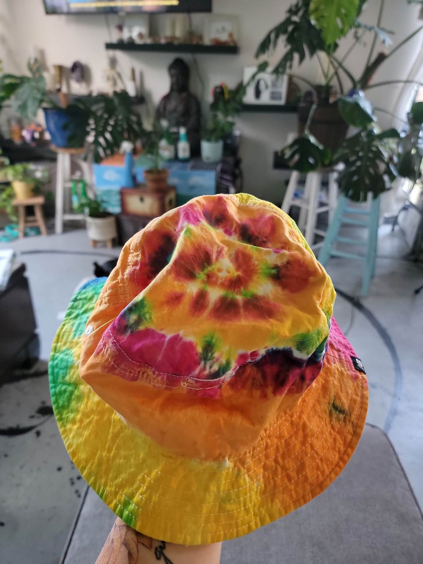 Hand dyed art- Bucket Hat