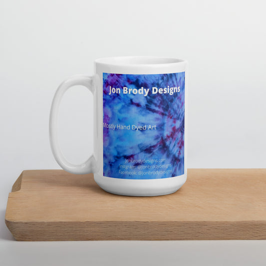 Right Handed White glossy mug