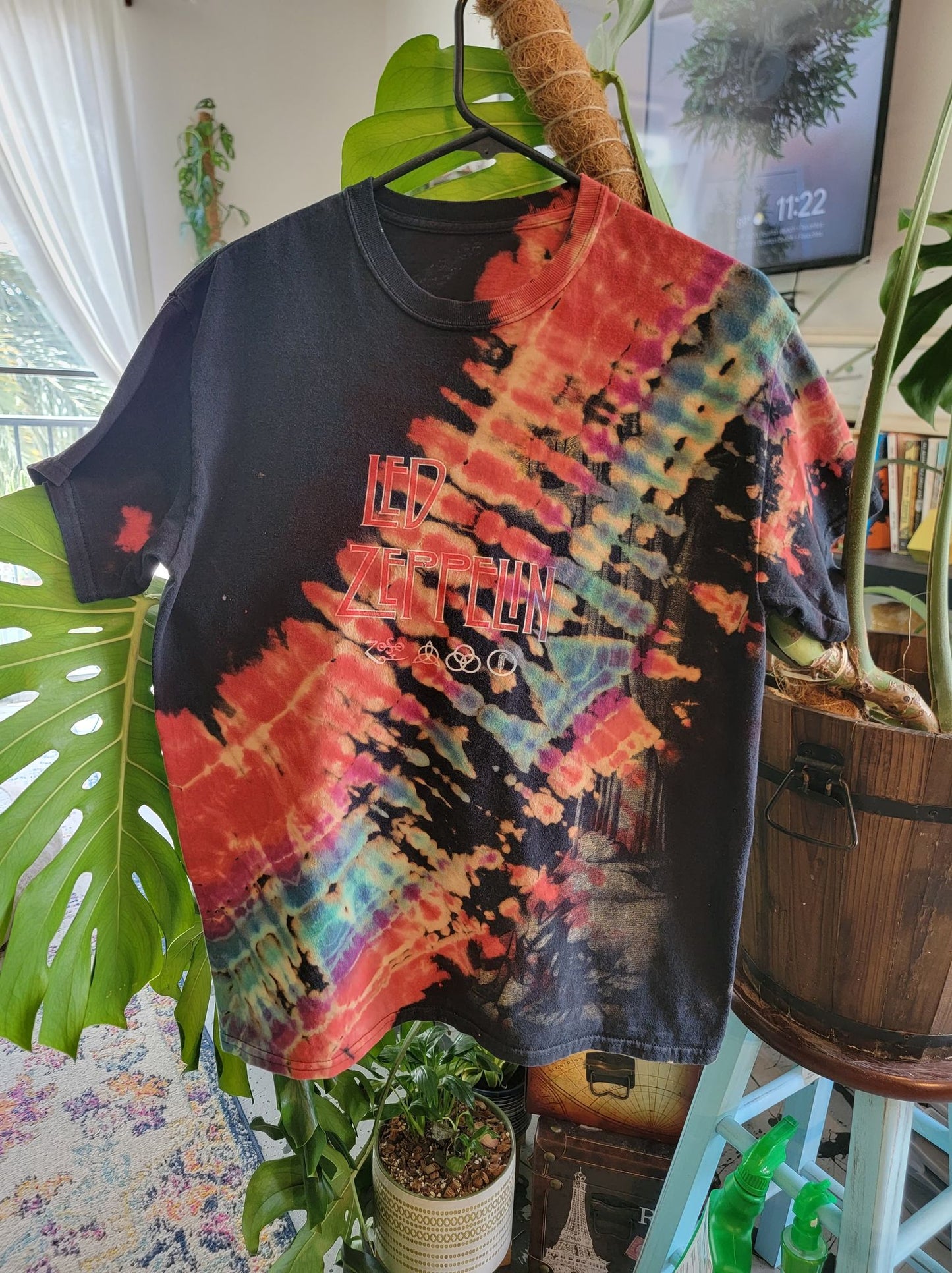 Hand Dyed Art Size unknown fits like Medium "Led Zeppelin"